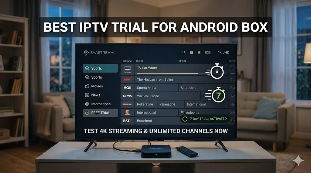 Best IPTV Trial for Android Box